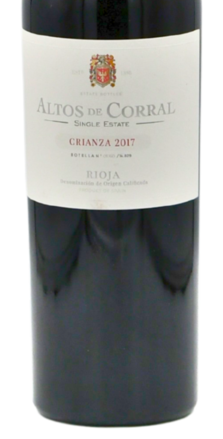 2017 Altos de Corral Crianza, Rioja