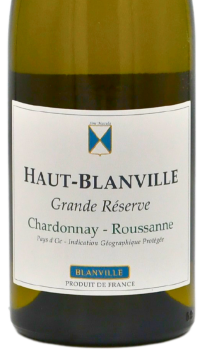 2023 Grande Reserve Chardonnay/Roussanne, Languedoc