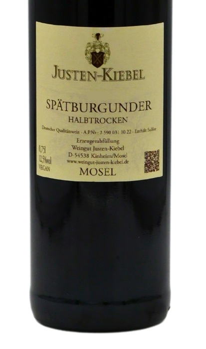 2021 Spätburgunder Halbtrocken, Mosel