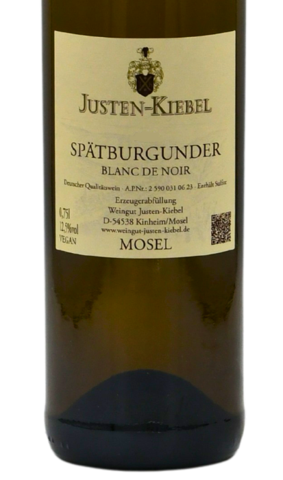 2022  Spätburgunder Blanc de Noir, Mosel