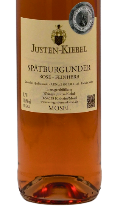 2022 Spätburgunder Rosé, Feinherb, Mosel