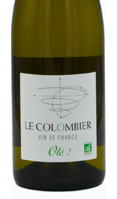 2022 Olé Blanc, Vin de France, Økologisk